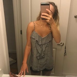 Navy Striped Cami Tank!